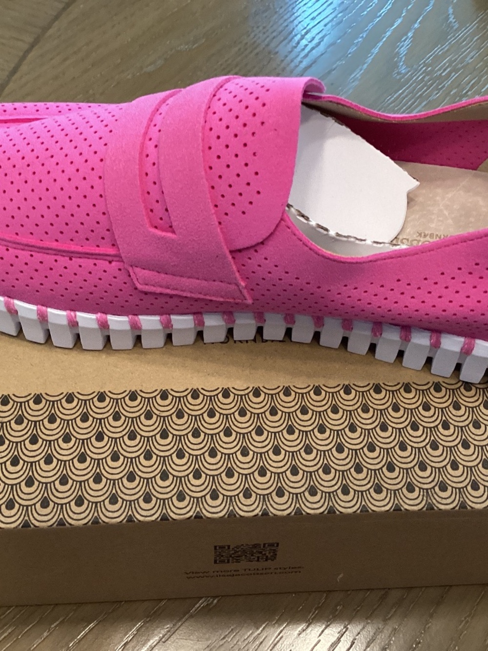 Ilse Jacobsen Hornbaek Women's Tulip Loafer - Rose Violet NWT in orginal box